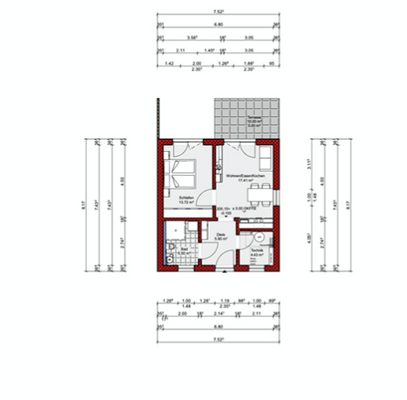 Neubau - Service Bungalow Arnstein