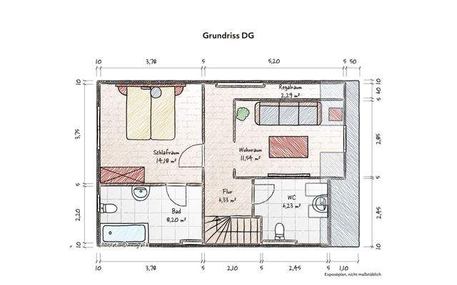 Grundriss Dachgeschoss