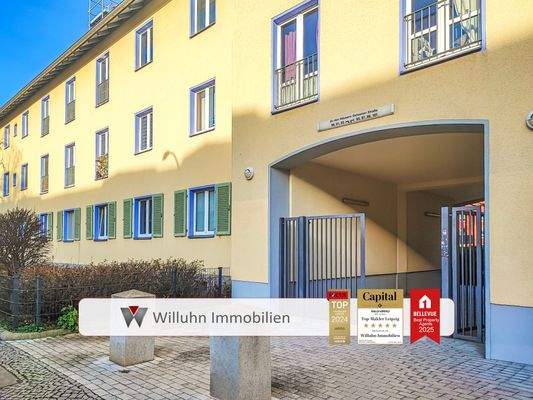 Zugang zur Wohnanlage