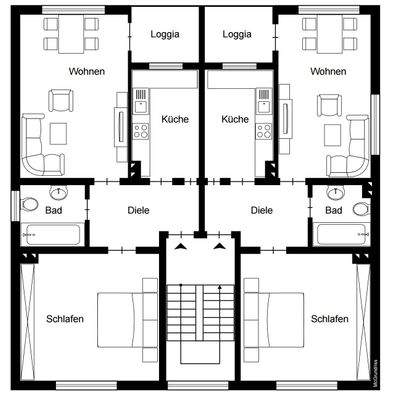 1. und 2. Obergeschoss