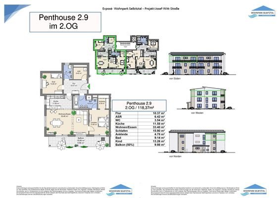 Penthouse 2.9 in Haus 2
