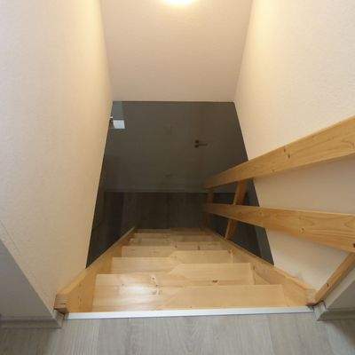 Treppe zum Spitzboden