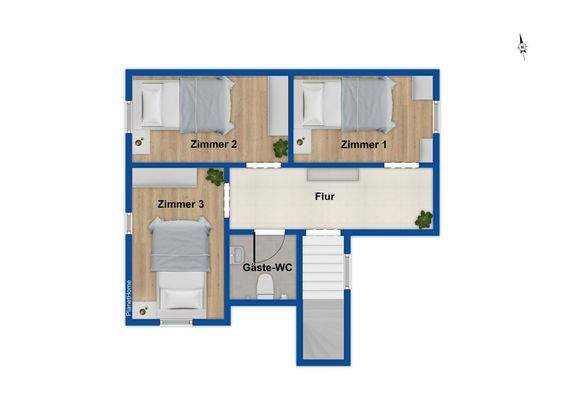 Grundriss - Dachgeschoss