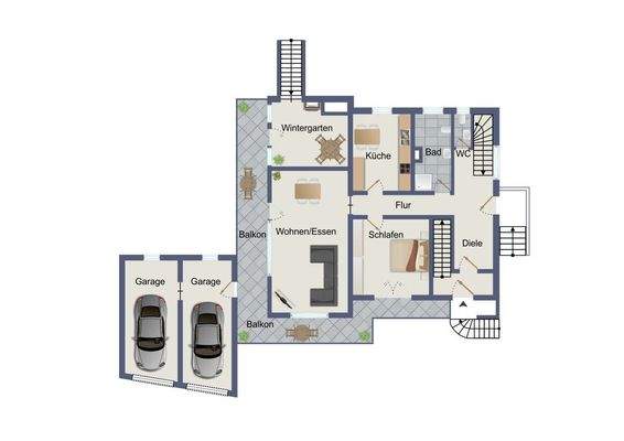 Grundriss Erdgeschoss