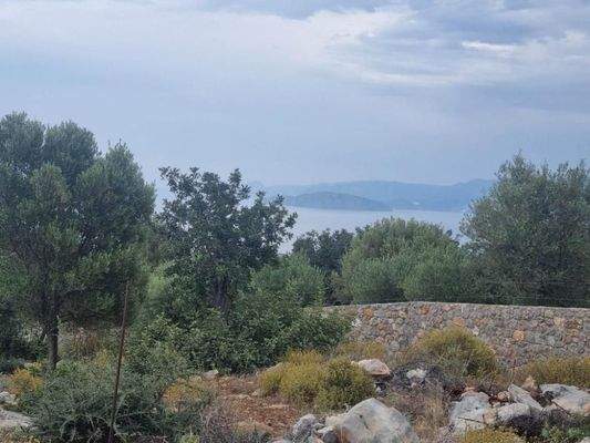 Kreta, Agios Nikolaos: Grundstück mit Meerblick zu verkaufen