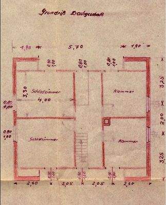Grundriss Dachgeschoss