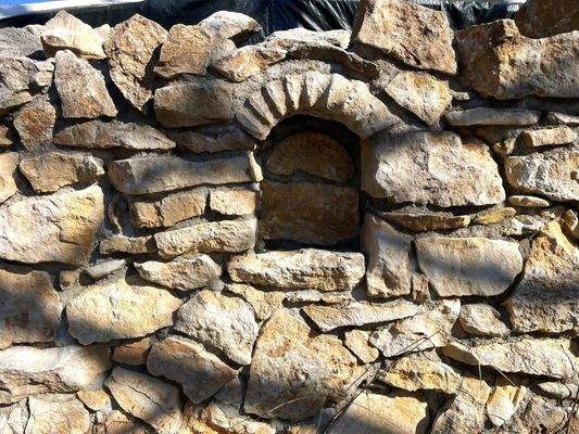 Mauer aus Kalksandstein - Foto 1