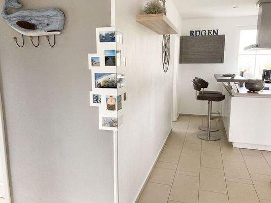 Der Blick in die stilvolle Küche 