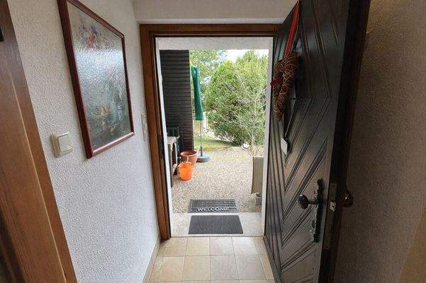 Eingangsbereich im Untergeschoss