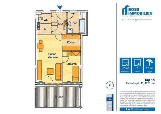 Grundriss Hamerlingstr 11_Top 14