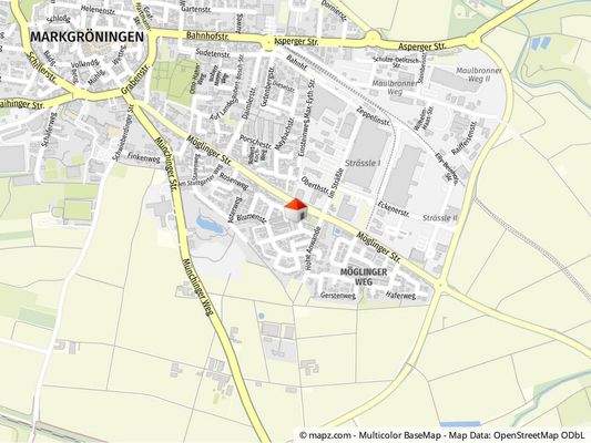 Geolyzer Kartenausschnitt