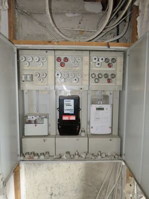 Zählerschrank im DG 