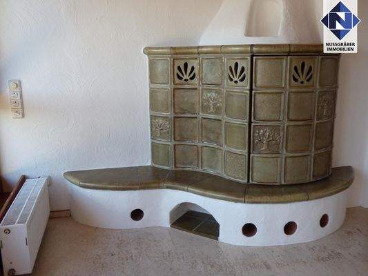 Kachelofen zusätzlich