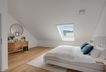 Helles Dachgeschosszimmer