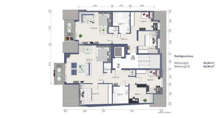 Grundriss / Skizze Dachgeschoss