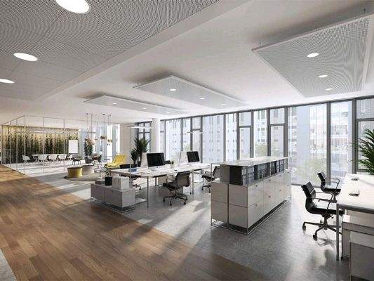 Visualisierung Großraumbüro