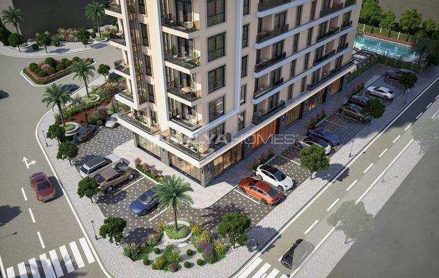Apartments in a Complex 500 M from the Sea in Alanya Mahmutlar
