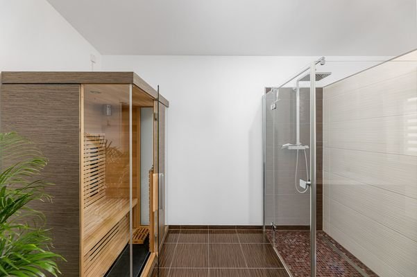 Duschbad mit Sauna