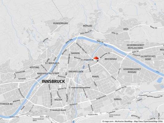 Geolyzer Kartenausschnitt