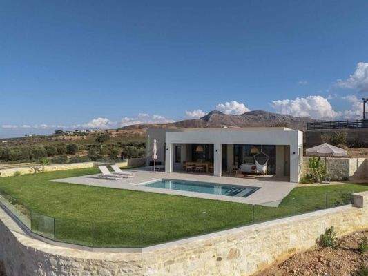Kreta, Gallos: Luxuriöse Neubauvilla mit Meerblick zu verkaufen