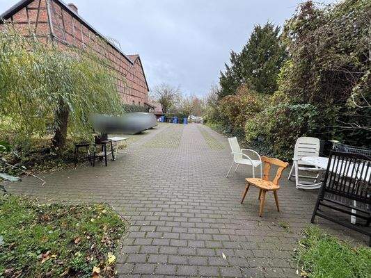 Ansicht zu den Parkplätzen