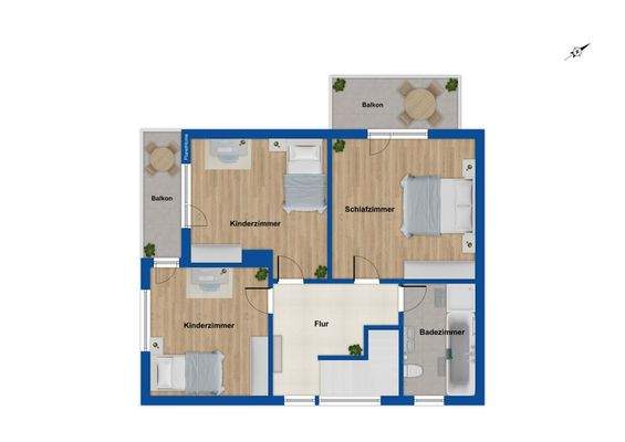 Grundriss Obergeschoss