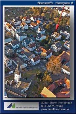 Oberursel  Hintergasse 6 01 Z Drohne 04 Kirche hoc