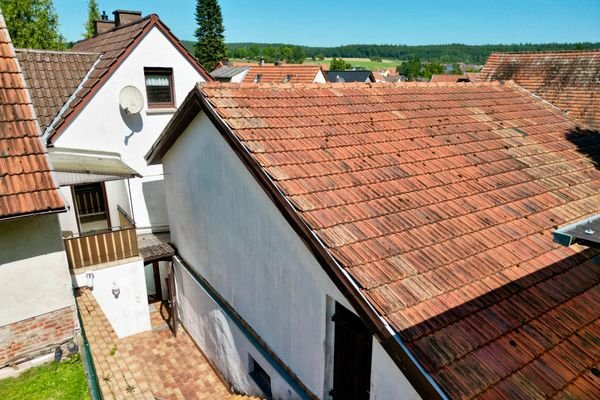 Seitenansicht, Gang zum Garten