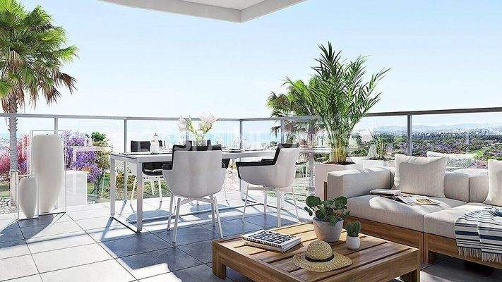 Apartments with Best Views and Wide Terraces in Mijas Costa