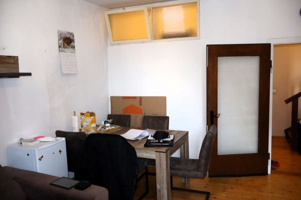 Essbereich im Wohnzimmer