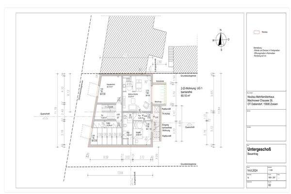 Grundriss Untergeschoss