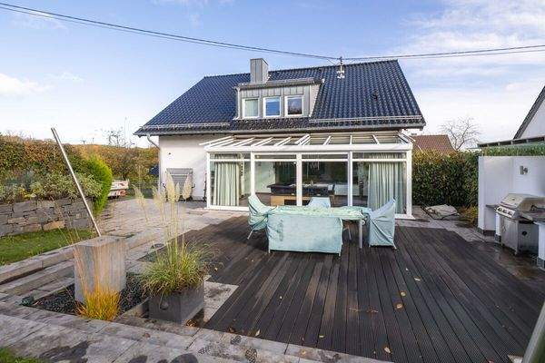 Blick auf den Wintergarten