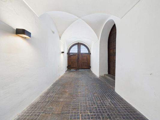 Gewölbe im Eingangsbereich