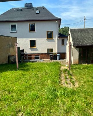 Hausansicht vom Garten