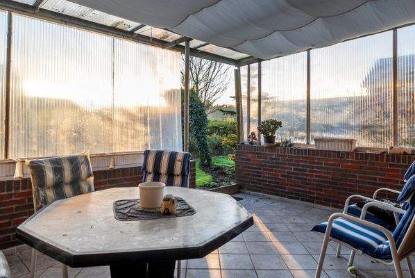 Überdachte Terrasse