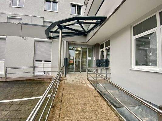 Haupteingang Wohnanlage