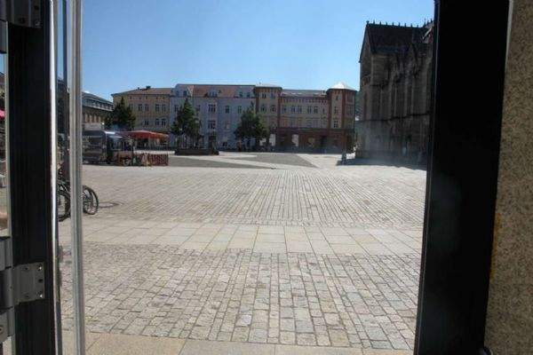 Blick aus der Ladenfläche