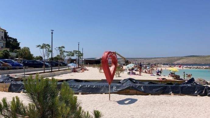 Neuer Strand "Jadranovo"