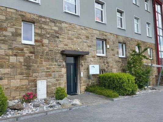 Außenansicht des seperaten Zugangs