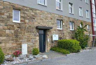 Außenansicht des seperaten Zugangs