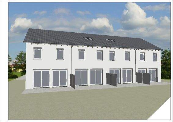 Unverbindliche Visualisierung W 4-7 Gartenseite