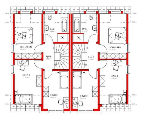 Grundriss Dachgeschoss