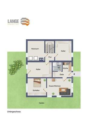 UG mit Einliegerwohnung