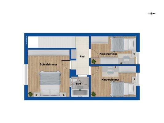 Grundriss - Obergeschoss