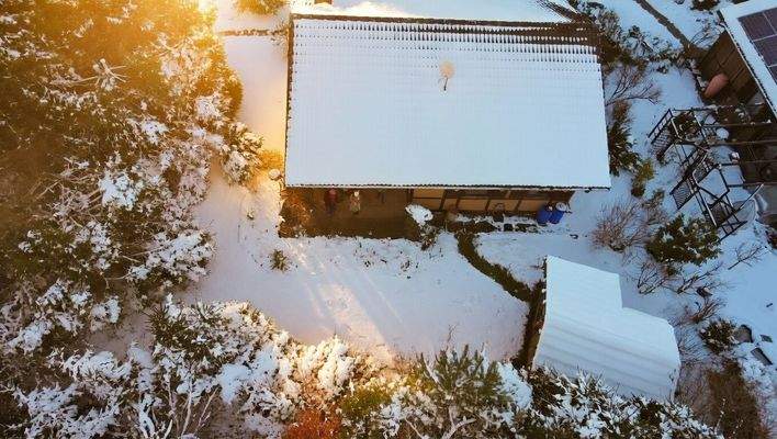 Drohnen Aufnahme Winter