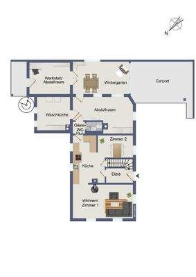 Grundriss Erdgeschoss