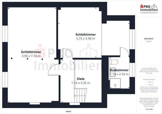 Grundriss Obergeschoss
