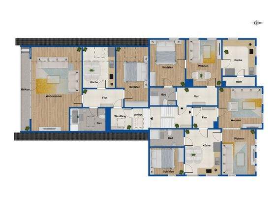 Grundriss Dachgeschoss