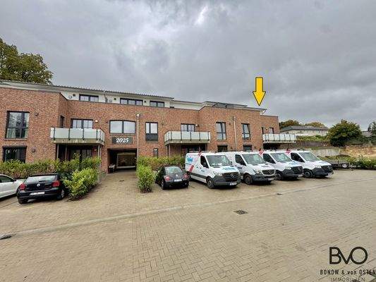 Stellplätze vor der Tür