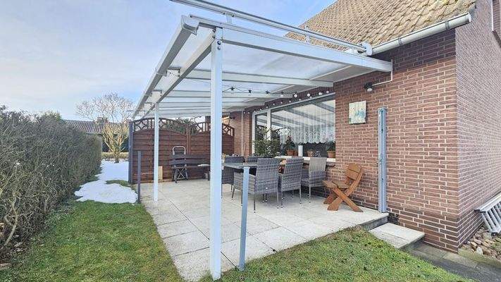 Rückansicht - Terrasse